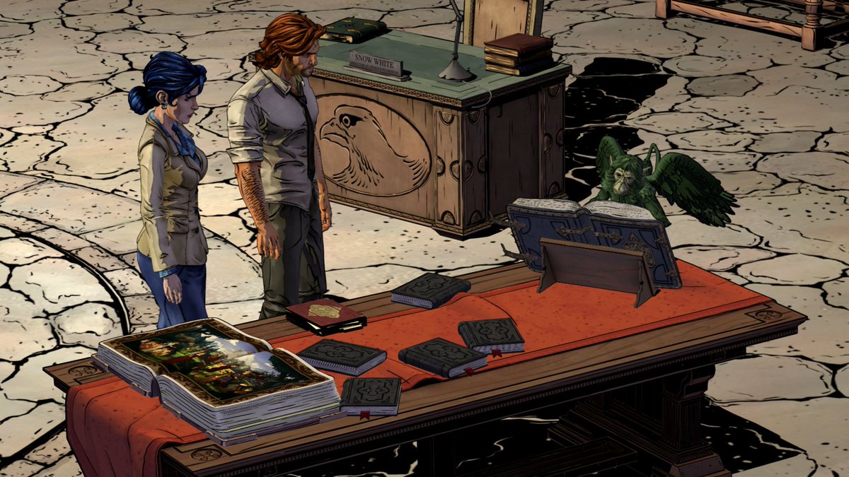 telltalegames's tweet photo. The Wolf Among Us Remastered drops 1 MONTH FROM TODAY — Oct 29! (Bufkin just double-checked.) It's loaded with updated tech, general improvements, and extra content for long-time fans.... so HIT LINK IN BIO TO KEEP UPDATED AND WISHLIST! https://t.co/udKEFfwifz