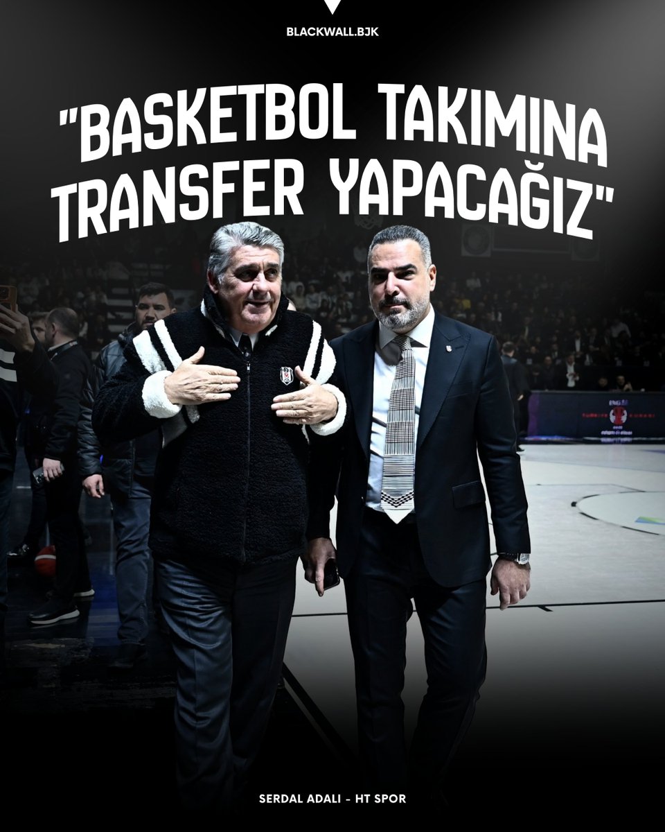 blackwall_bjk's tweet photo. 🎙 HT Spor canlı yayınına konuk olan Başkan Serdal Adalı basketbol takımımızla ilgili açıklamalarda bulundu:

"Basketbol takımına en az 1, maksimum 2 transfer yapacağız."

#Beşiktaş | #PotanınKartalları https://t.co/zNCUAXKZL3
