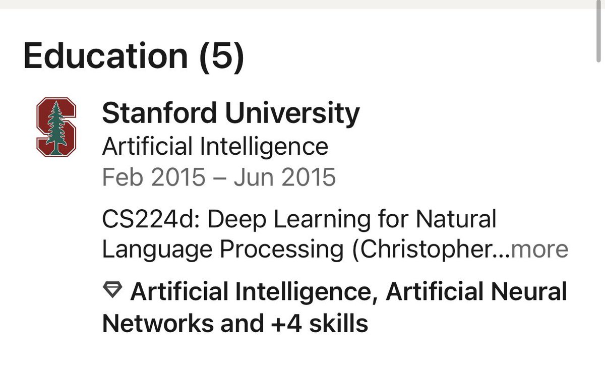 OpposingViews's tweet photo. @realAdamLevi @MaxNordau This is a guy who leads his LinkedIn with “Stanford” but wait it was a 3 month certification program 😂🤡 https://t.co/8SC7l5yJ9k