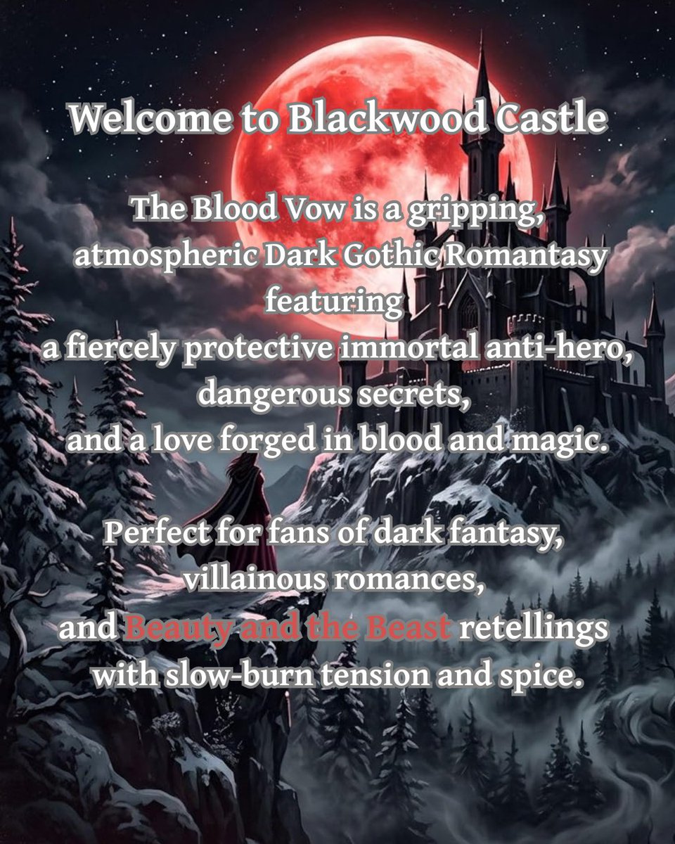 Darkromanceara's tweet photo. ⭐⭐⭐⭐⭐
#TheBloodVow
@authorscarlettAsh

Scarlett Ash’s writing is stunning. This is a short book, but it feels like such a BIG story.

Gothic atmosphere, curse magic, danger, and a little spice. A short story that never felt rushed or lacking. #Scarlettash #fantasy #books https://t.co/WWFcrtgdBF