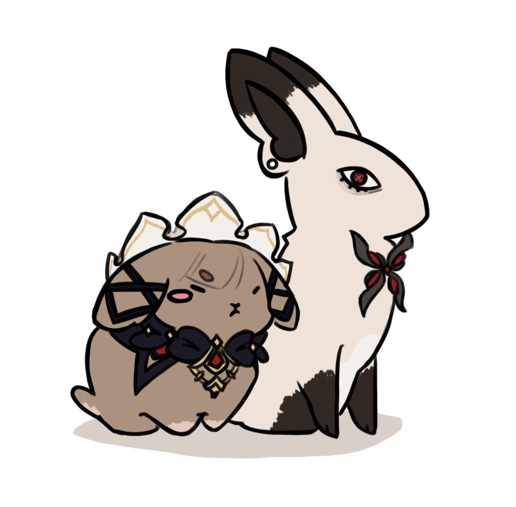 lessxzyx's tweet photo. harelecchino and bunnydrone
#GenshinImpact #arlecchino #sandroneㅤ https://t.co/RFHvDyvplI