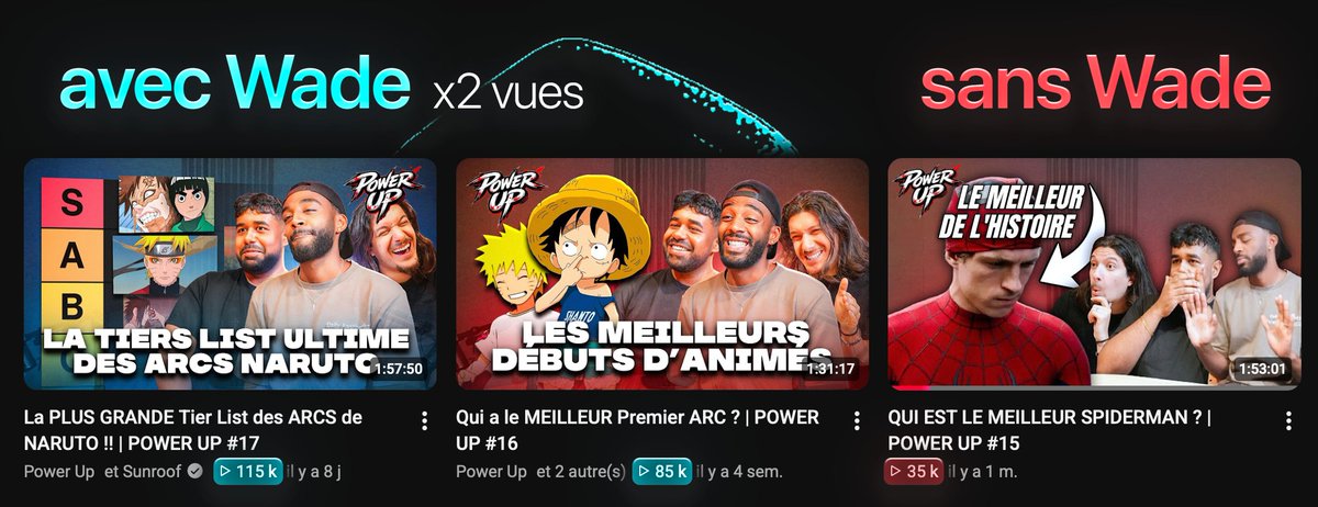 WadeVisual's tweet photo. passer de 35k vues à une moyenne de 100k c'est correct ?

DM ouvert pour commander https://t.co/WZp2Yc0DOs