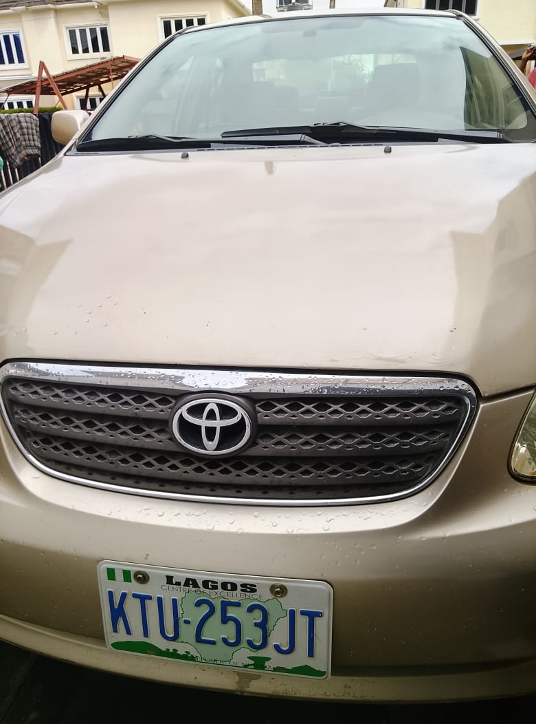 FRIDAYYv9's tweet photo. Extremely Clean Direct Belgium
2006 Toyota Corolla LE

✅ First Body
✅ Engine &amp; Gear untouched
✅ AC Chilling Perfectly
✅ Nothing to fix - Buy &amp; Drive

📍 Location: Lugbe, Abuja

💰 6.2M LAST (All settlement inclusive) https://t.co/STzuXn94xw