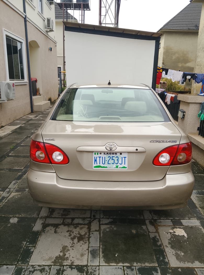 FRIDAYYv9's tweet photo. Extremely Clean Direct Belgium
2006 Toyota Corolla LE

✅ First Body
✅ Engine &amp; Gear untouched
✅ AC Chilling Perfectly
✅ Nothing to fix - Buy &amp; Drive

📍 Location: Lugbe, Abuja

💰 6.2M LAST (All settlement inclusive) https://t.co/STzuXn94xw