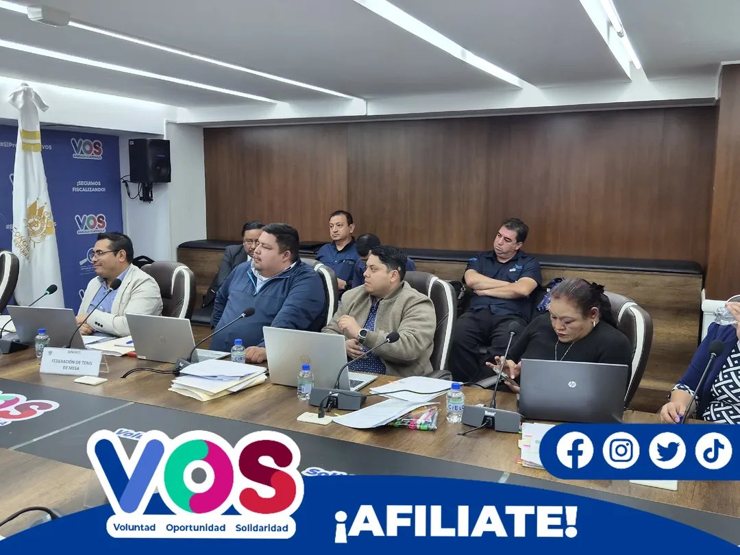 VOS_gt_'s tweet photo. Comisión de Deportes, citación importante con autoridades de la Federación de Tenis de Mesa, para verificar las condiciones de los atletas y la infraestructura para sus entrenos.
el Deporte debe ser equitativo y apoyado.
#Guatemala #vos #fiscalizaciondeportes #corrupcionatletas https://t.co/nDmQTgUioC