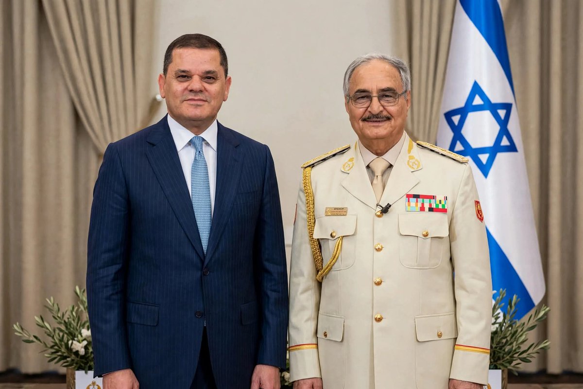 aleasima_17's tweet photo. واحد بعت ابنه للقاء الصهاينة والثاني بعت نجلاء المنقوش للقاء الصهاينة 
اخطر شخصين على ليبيا هم الدبيبة وحفتر 
هل تتفق ؟
#العاصمة https://t.co/oGAEXzCeNd