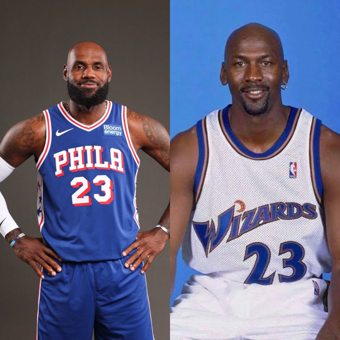betrBron's tweet photo. LeBron at 42 vs MJ at 42 🤯

what the difference ? https://t.co/Zo9OYPIXBP