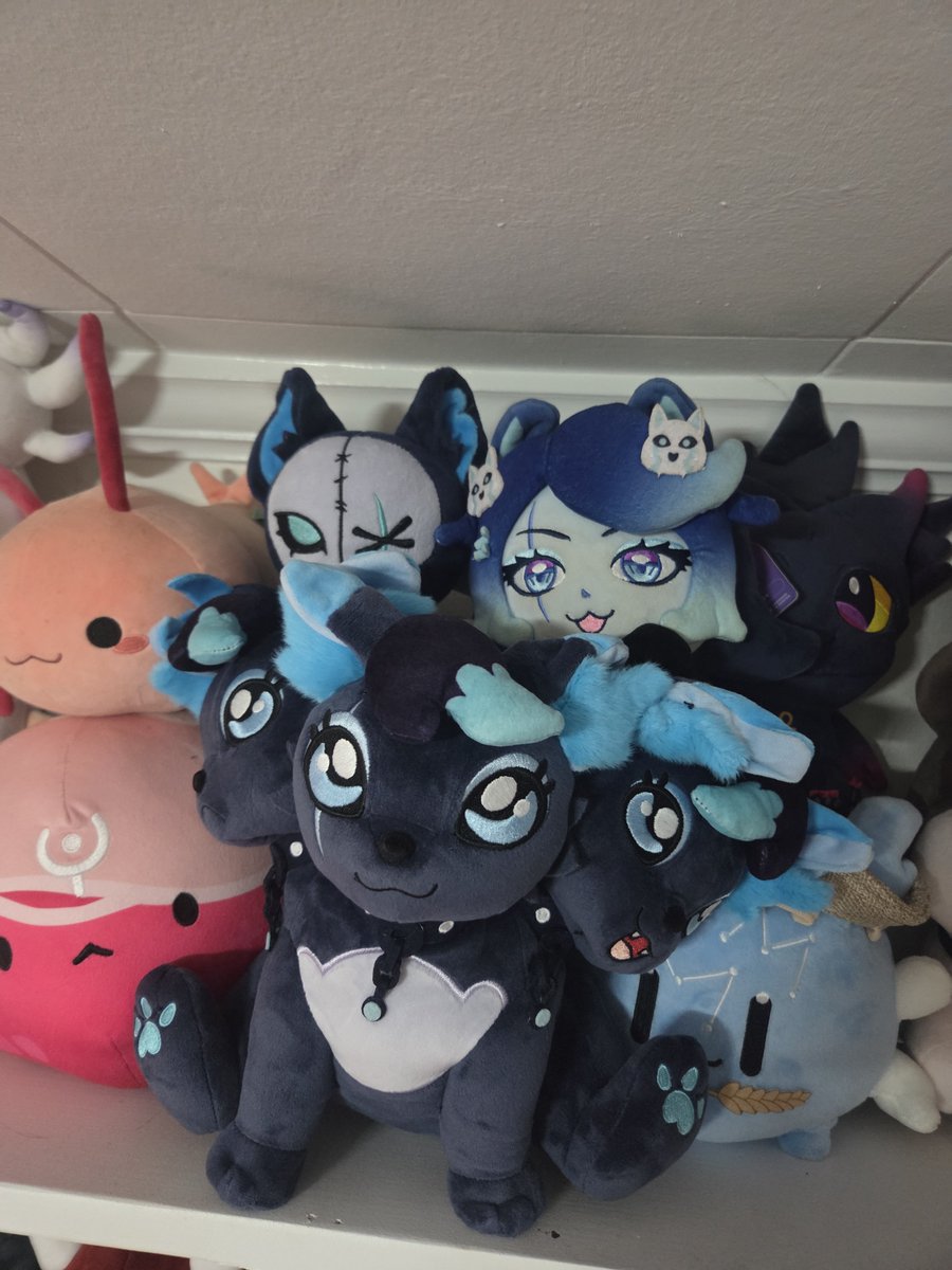 DeafeningNoi5e's tweet photo. Lets goooo!! Cerber Spite finally made it home and chillin with the gang!! @SpiteVtuber 

Ill make sure to give her walkies =,..,= https://t.co/dTmJSCFeM8