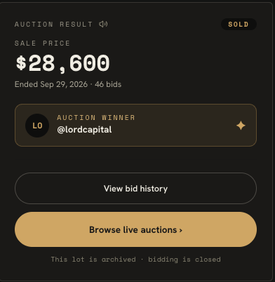 AuctionTP's tweet photo. BIDDING CLOSED AT $28,600 FOR THE ROLEX DAYTONA "PANDA"

Current market price for a 2023 Full Set Rolex Daytona sits at $32,000-$34,000 in the current market. 

Thank you to all participants and congratulations to the Buyer & Seller!

Check out the other live listings right now!
https://t.co/CUoJ3wqZcY