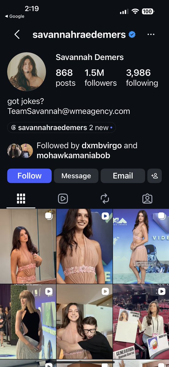 DeadlyJelly6's tweet photo. @piercelohan Her name is Savannah Demers but she actually doesn’t look like Brit at all 😭😭 https://t.co/JXjgc9IKf7