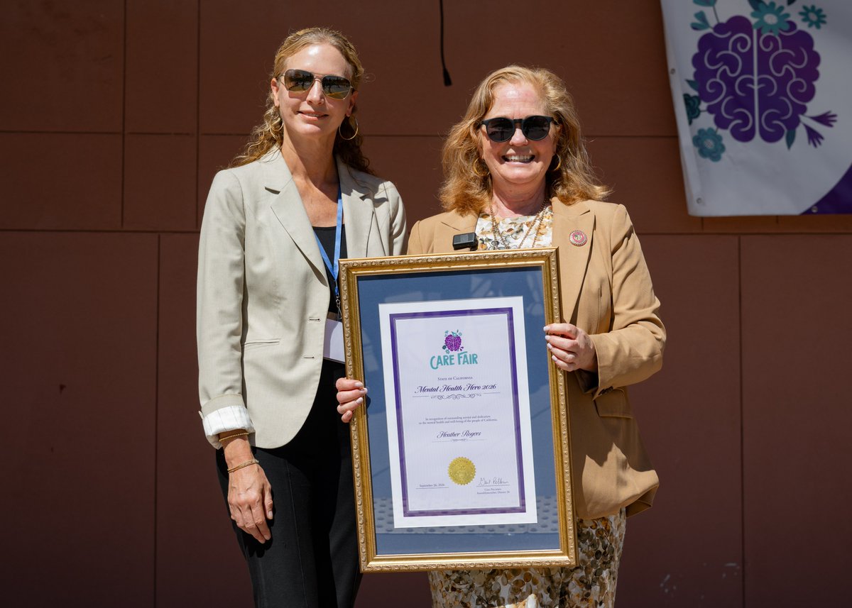 CruzDefender's tweet photo. Our Public Defender was honored to be named a Mental Health Hero at Assemblymember Gail Pellerin's Care Fair this weekend. She accepts this recognition on behalf of the whole team at the Santa Cruz County Public Defender's Office. 
#MentalHealthMatters #HolisticDefense https://t.co/3HOSViX2Rx