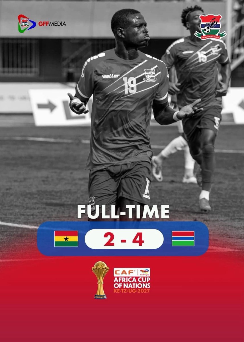 johnnymckinstry's tweet photo. 🇬🇭 2 - 4 🇬🇲

A special evening in Accra...

Forward. Together. https://t.co/PsrjvurjK7