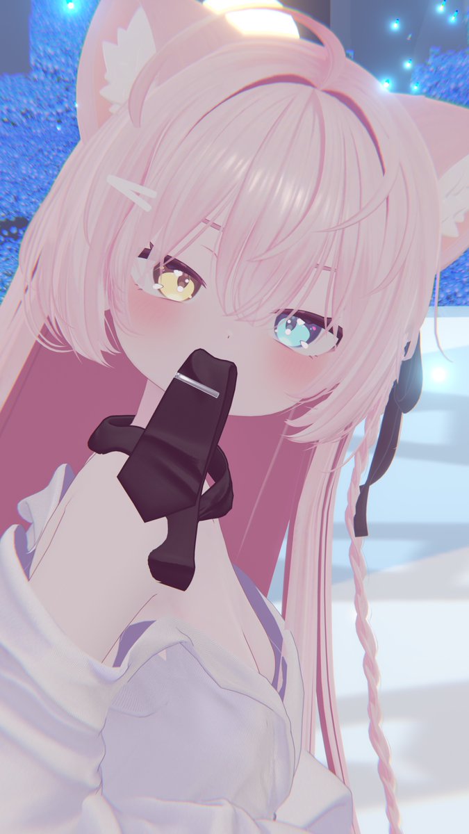 maonene4's tweet photo. おはよ！

#VRChat
#Plum3D https://t.co/l2osQhX5dw