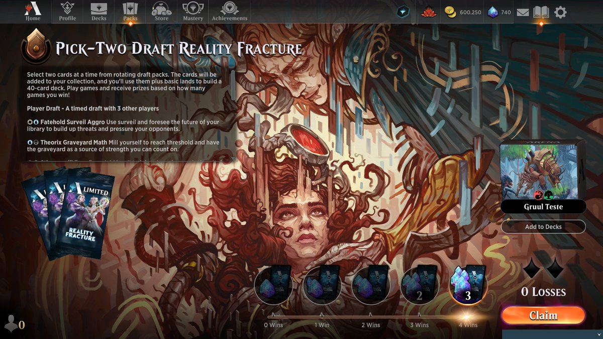 AlfaceVerde's tweet photo. #1🏆 de REALITY FRACTURE
Gruul Teste 4-0
Pick-2-Draft , primeiro evento que joguei, não vi spoiler e nem conhecia nada da coleção ainda...
MARWYN vermelha surpreendente!
#mtg #magicthegathering #mtga #magicarena #realityfracturemtg #mtgrealictyfracture #mtgfra #framtg https://t.co/7pPpkbrWtm