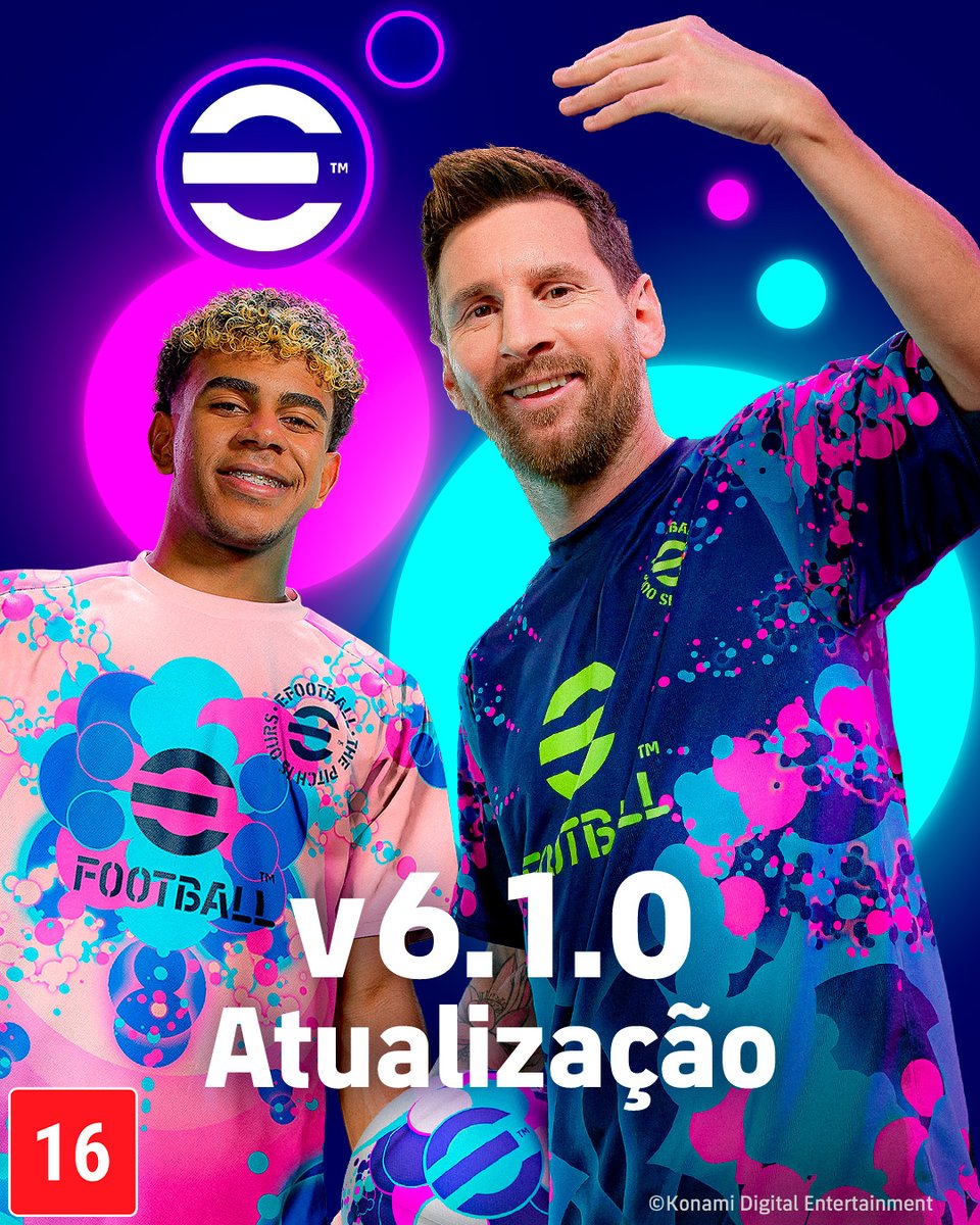 Jogue_eFootball's tweet photo. [Informações da atualização v6.1.0]

Mais formas de desenvolver seus jogadores! 🙌

As Fichas de Habilidade à Escolha e as Fichas de Posição à Escolha chegam na v6.1.0, com lançamento previsto para outubro de 2026!

■ Tokens de Habilidade Selecionada
Gaste 100 Tokens de Habilidade Selecionada para treinar um jogador na habilidade escolhida.

■ Tokens de Posição Selecionada
Gaste 100 Tokens de Posição Selecionada para treinar um jogador na Proficiência em Posição escolhida.

Os Tokens de Habilidade Avançada deixarão de existir com esta atualização. Cada uma que você tiver será convertida em 20 Tokens de Habilidade Selecionada no lançamento da v6.1.0.

Se quiser usar seus Tokens de Habilidade Avançada antes da conversão, faça isso antes da atualização.

Fique ligado na data de lançamento e acesse o site oficial de eFootball™ para ver todos os detalhes!

#eFootball