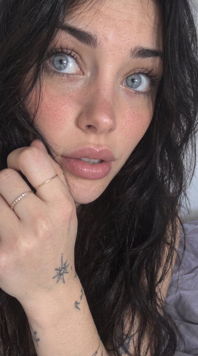 Surprised close-up selfie