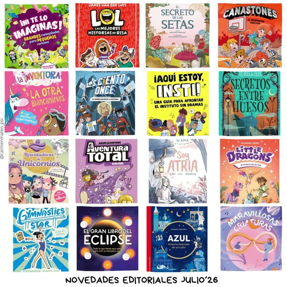 BarbaraFara3's tweet photo. July Publishing Highlights

July is coming to an end, bringing a great selection of books to accompany us through the hot summer days. Children’s novel series continue to release new titles, while picture books, board books, and nonfiction books https://t.co/HX1IYi7xns