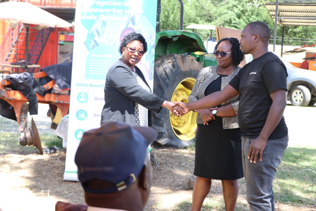 wrscke's tweet photo. With support from AGRA, WRSC, led by CEO &amp; Registrar Ms. Lucy Komen, mobilized commodity deposits and pre-launched AFC’s Warehouse Receipt Financing product. https://t.co/BiPoTSJUbT