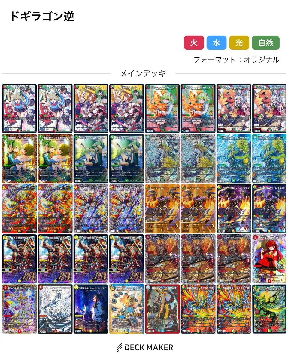 MERON_noob's tweet photo. 逆1枚で組んだドパデッキ
ビジュが良い https://t.co/yCx66MjgM8