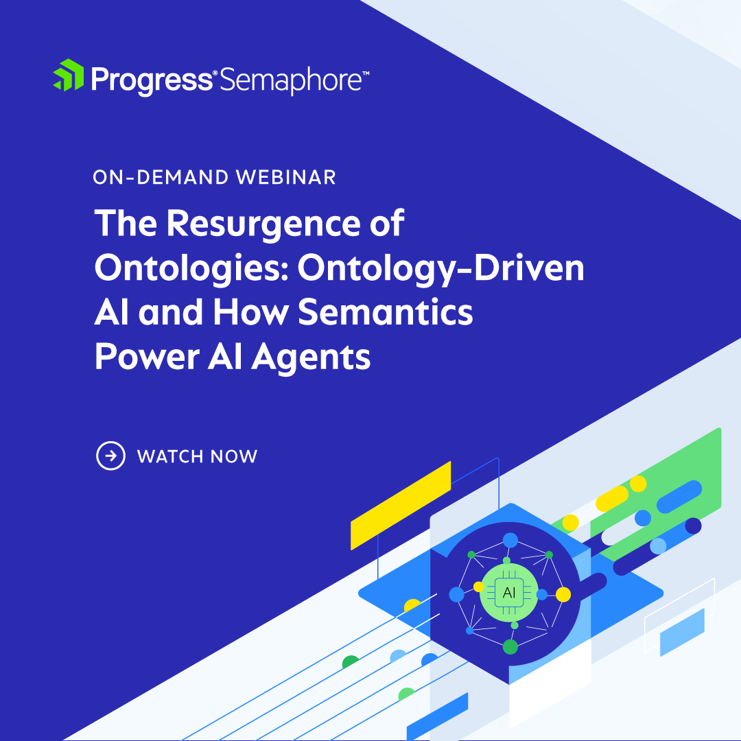 PDataPlatform's tweet photo. AI agents need context—not just intelligence. Explore how ontology-driven AI and semantic technologies can help agents better understand enterprise knowledge and relationships. 

Watch the webinar: https://t.co/oQ4KluwK9U

#ProgressDataPlatform #EnterpriseAI https://t.co/H8upUyxMli
