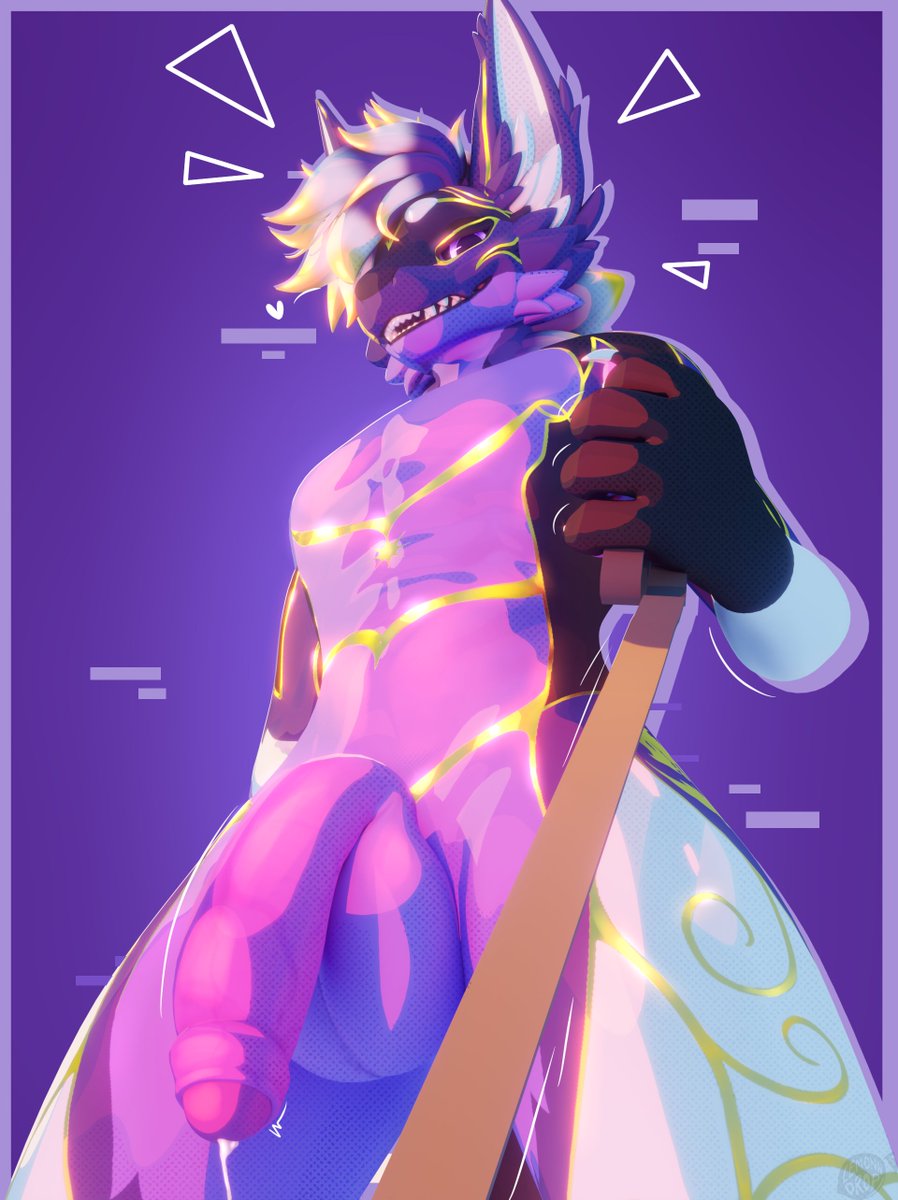 LemonDropBat's tweet photo. Lick it clean, pup~ 💜

Render for @ThatRoyalDragon 💜 https://t.co/CwX5S5lvIA