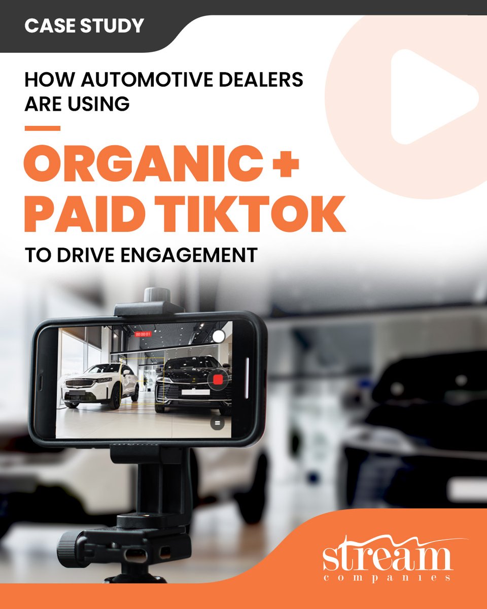 StreamCompanies's tweet photo. Organic TikTok + paid amplification = stronger engagement.

One dealership saw 11K video views, a 45% increase in profile views, 333.5% more likes, and 100% more shares in just 7 days.

See how Spark Ads helped drive results: https://t.co/qkEQnQu0GE https://t.co/M7XqfZZPaH