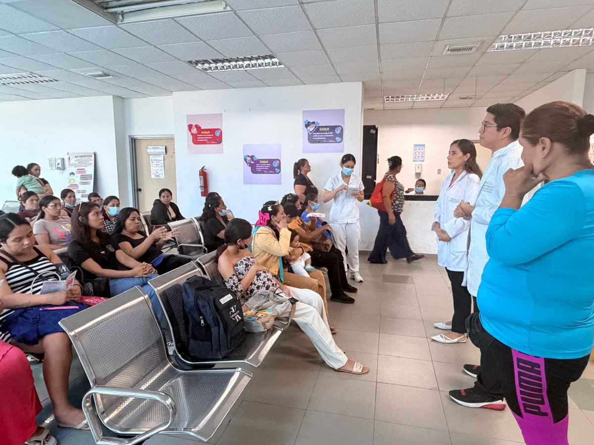 HUniversitarioG's tweet photo. 💓 Hoy compartimos una charla sobre hipertensión y la importancia del control prenatal para cuidar el corazón de mamá y bebé.
También realizamos una jornada gratuita de toma de presión arterial.
¡Gracias a todos los que participaron! 🩺 #HUGContigo https://t.co/FwFSDbHxhq