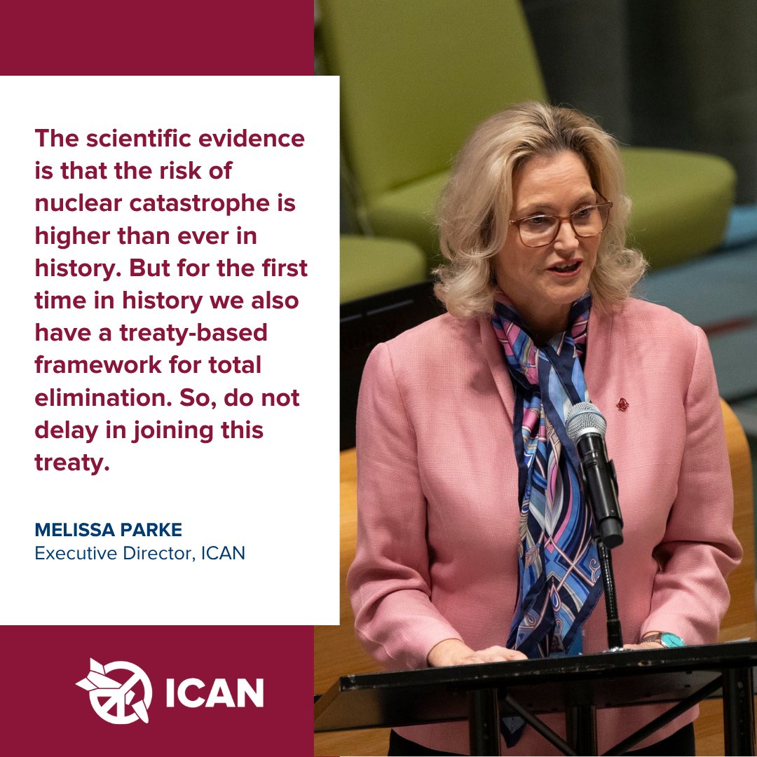 nuclearban's tweet photo. The countries that possess nuclear weapons, and those whose policies provide political cover for them, must also be held responsible for efforts to eliminate them.
#TPNW #IDTENW https://t.co/A5zZIxTFBx