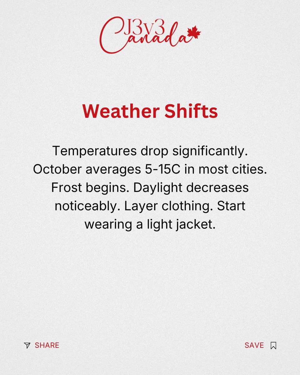 J3v3Canada's tweet photo. October is when Canada shifts. 
Be ready. 
Follow @j3v3canada.
#J3v3Canada #OctoberInCanada #Midterms #Thanksgiving #WinterPrep https://t.co/lm0Sj6hJUJ
