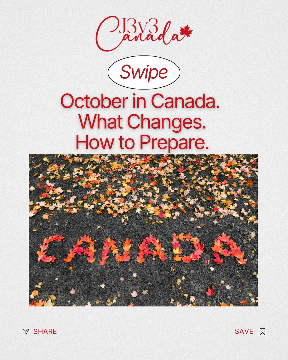 J3v3Canada's tweet photo. October is when Canada shifts. 
Be ready. 
Follow @j3v3canada.
#J3v3Canada #OctoberInCanada #Midterms #Thanksgiving #WinterPrep https://t.co/lm0Sj6hJUJ