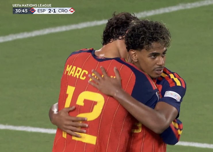BarcaUniversal's tweet photo. 🚨 PUBILL GOAL, LAMINE YAMAL ASSIST!

2 G/A in 30 mins for Lamine. https://t.co/N3QCCDPL3D