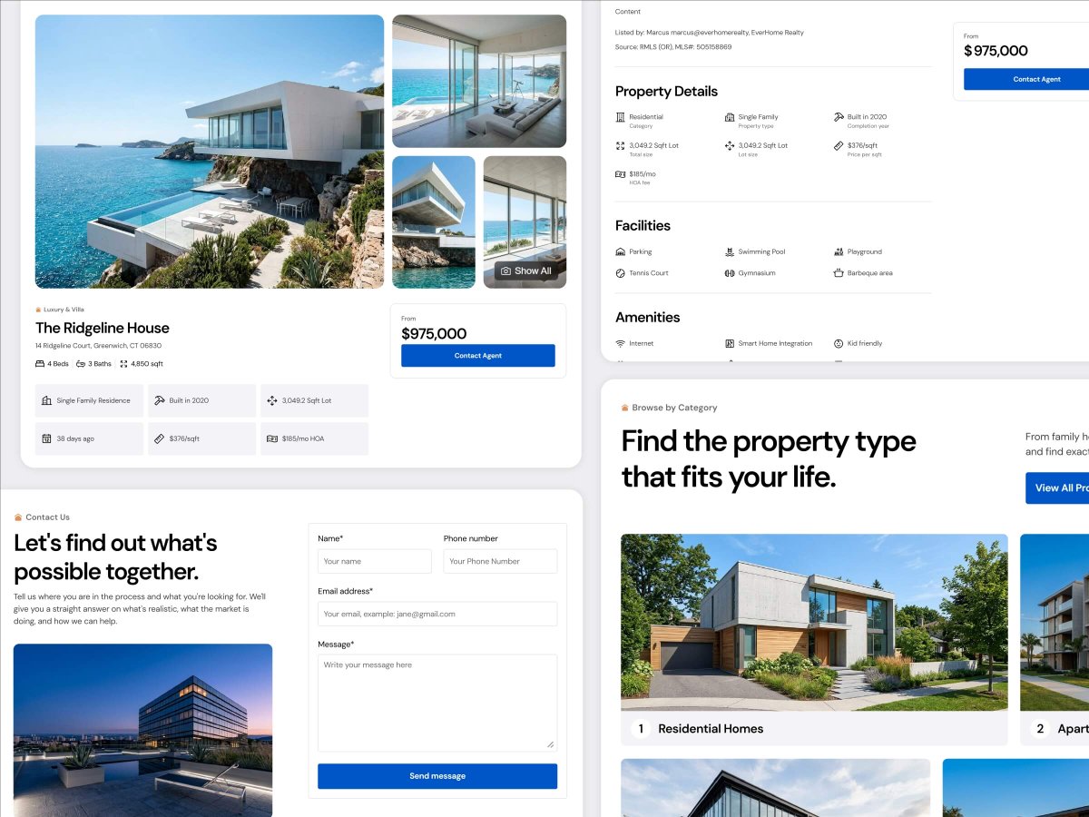 Xavier_web_dev's tweet photo. New to real estate? You don't need an agency budget to look established online.

I designed a website template for agents just starting out:

→ 14 pages
→ Update listings like filling out a form
→ Looks sharp on mobile

Link in the reply 👇 https://t.co/7WG1wIpo4B