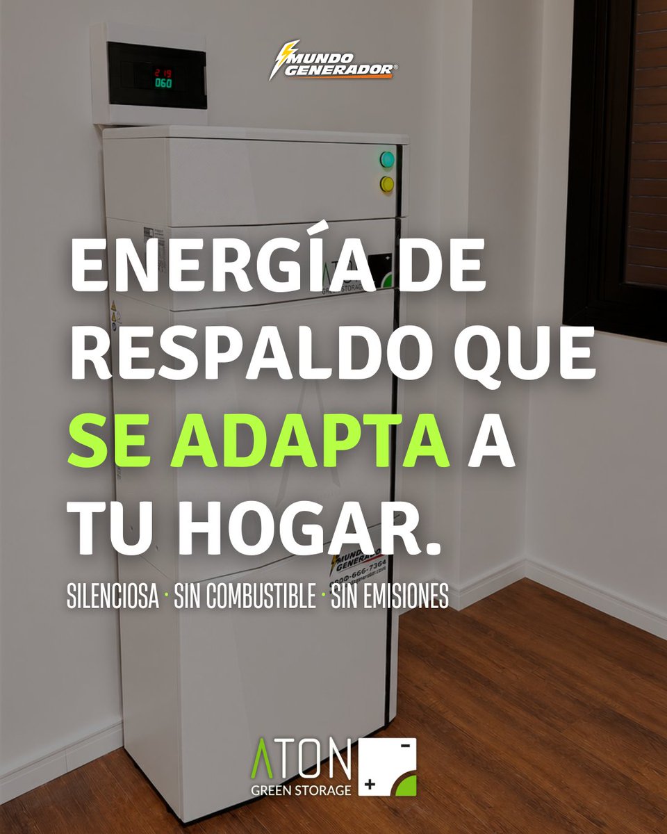 MundoGenerador's tweet photo. Con ATON, olvidate de los cortes de luz y seguí disfrutando de tu hogar con total tranquilidad
🔋Hasta 15 horas de autonomía
🤫Funcionamiento silencioso
🇮🇹Tecnología italiana
🛡️10 años de garantía
Una solución eficiente confiable para que un corte de energía no interrumpa tu día https://t.co/FfSivQp9uh