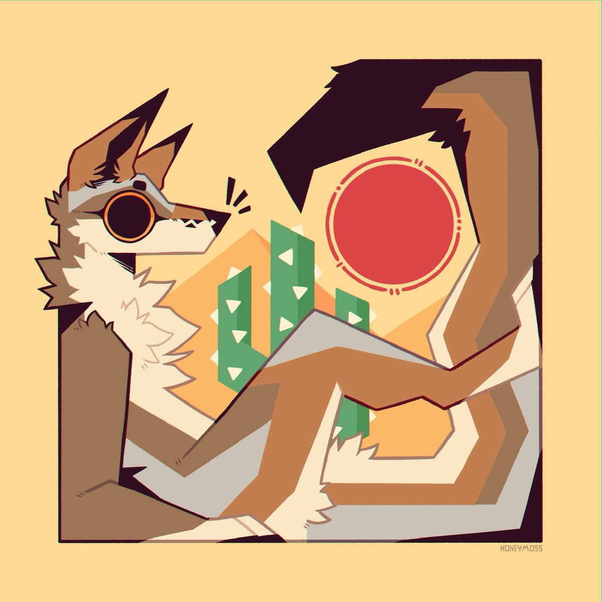 honeymoss_'s tweet photo. proud of this so posting it again lol
Desert Yote :) https://t.co/L3CsAm22ol