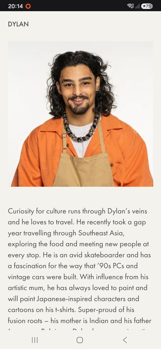 memyselfola's tweet photo. Just a shout out to this guy. 2024 was something else #GBBO https://t.co/613L34agOT