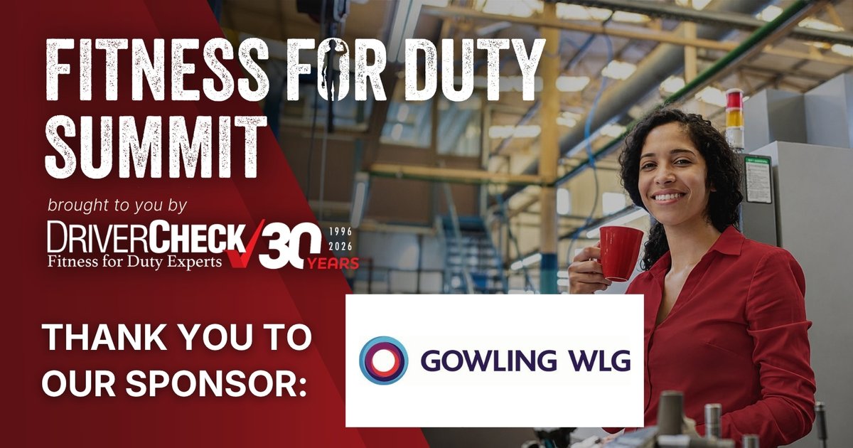 DriverCheckCA's tweet photo. #SponsorSpotlight: Gowling WLG

We’re pleased to recognize @gowlingwlg as a sponsor of #FFDS2026. Gowling is an international law firm with expertise in employment and labour law, helping organizations navigate complex workplace challenges. Thank you for your support! https://t.co/icRmVipakl