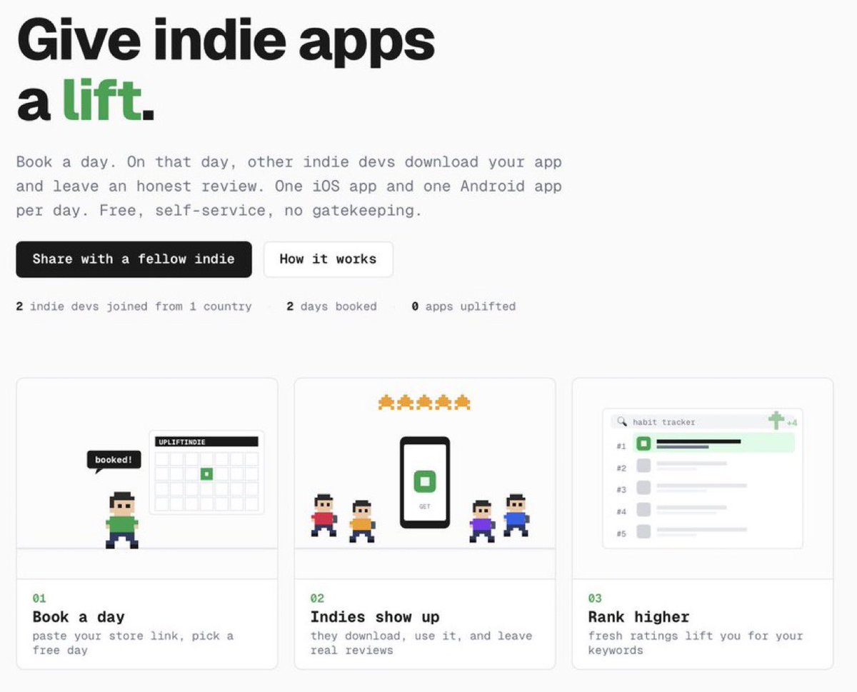 jdluk87's tweet photo. Introducing Uplift Indie App - because when you launch your iOS or Android app reviews are currency and why not get the help of the community to get those first organic reviews to get an app boost?

It's completely FREE https://t.co/k6iKhw9K2b

Join &amp; schedule your review day. https://t.co/LvKJWfIlT1