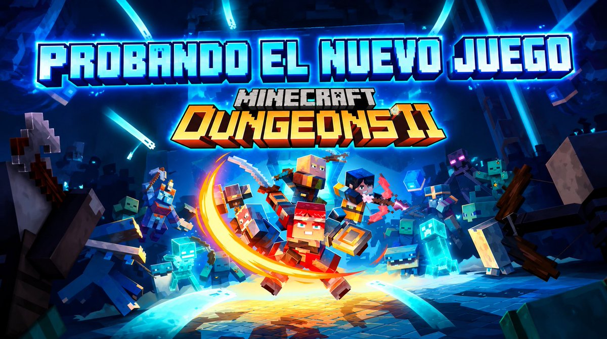 rexystaxx's tweet photo. Y aquí el 2 video del día mis primeras impresiones, dando mi opinión y jugando por primera vez Minecraft dungeons 2 denle apoyo mi plan es pasarme el juego entero en videos ;)
#minecraft #minecraftdungeons2
#videojuegos #gameplay
https://t.co/iGWae20cam https://t.co/zSBMGIsiJP
