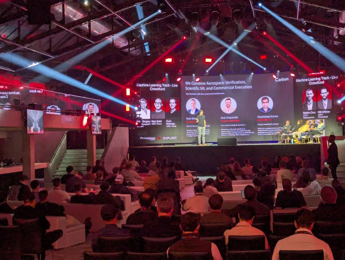BeyondNISQ's tweet photo. Happy to see friend and long term supporter of @qBitTensorLabs, @RyanBequette on the main stage at exploit pitching an innovative concept for a potential subnet-- Carbon.

Good luck Ryan! https://t.co/GErYBMEuM8
