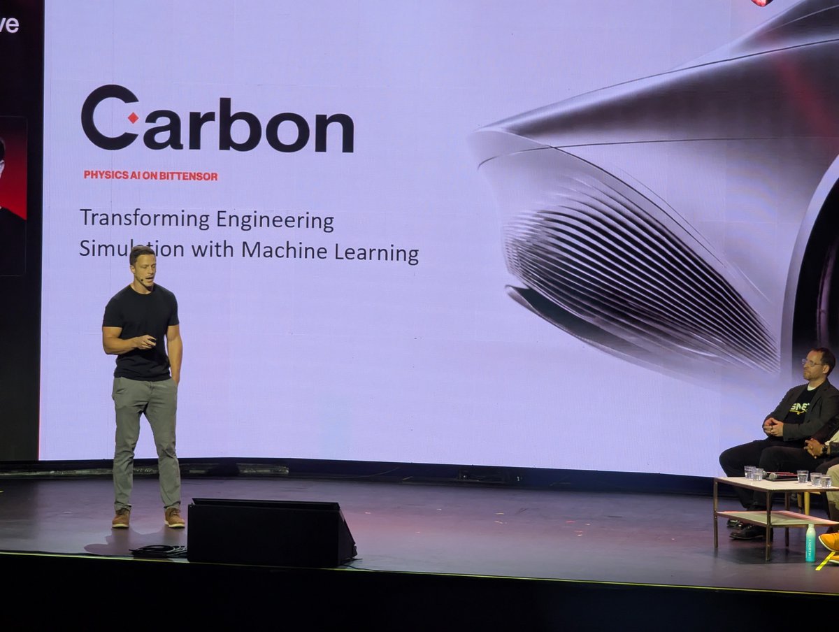 BeyondNISQ's tweet photo. Happy to see friend and long term supporter of @qBitTensorLabs, @RyanBequette on the main stage at exploit pitching an innovative concept for a potential subnet-- Carbon.

Good luck Ryan! https://t.co/GErYBMEuM8