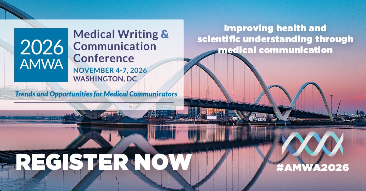 AmMedWriters's tweet photo. Last chance! Extended summer registration rates for the 2026 Medical Writing & Communication Conference end September 30. ▶️Register now: https://t.co/TnDBR3hVo5
#AMWA2026 #AMWA #medicalwriter #medcomms #medicalediting #conference #medcomm https://t.co/4LUdBcdKub