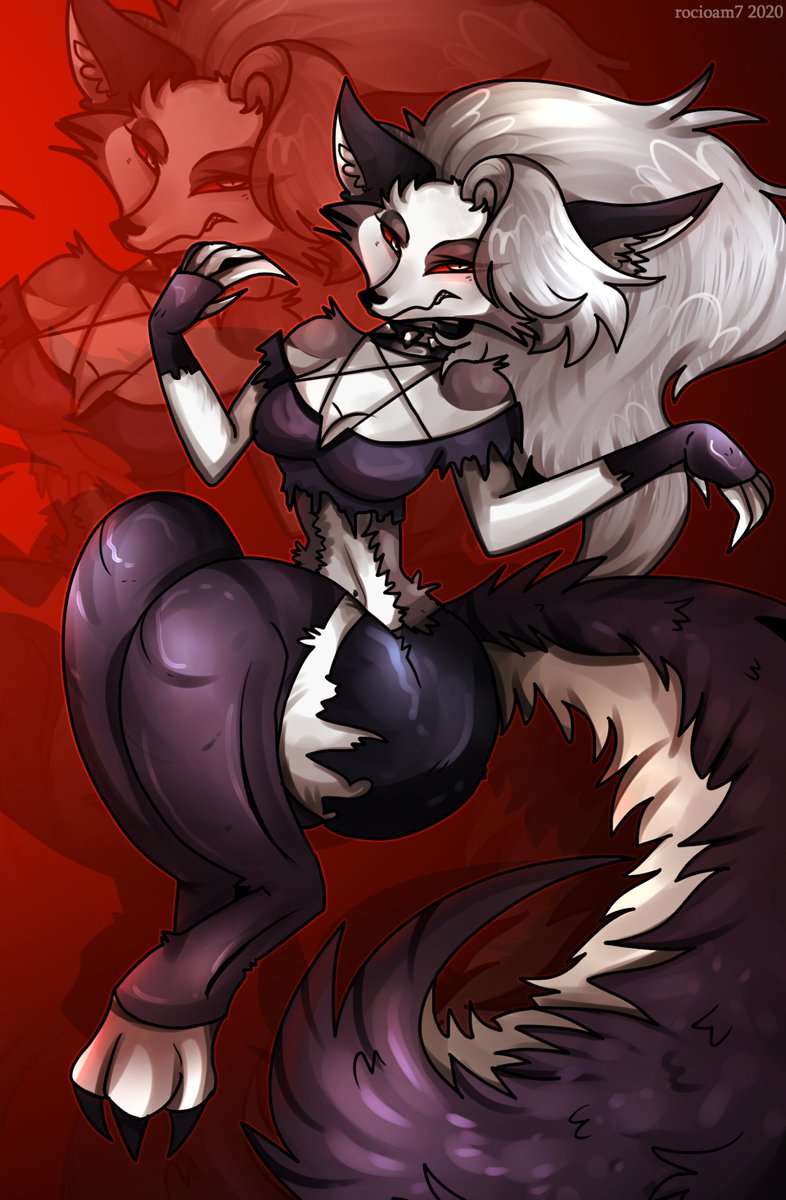 eliysimth's tweet photo. Living in the shadows, ruling the night. 🌙✨

#HelluvaBoss #Loona #LoonaHelluvaBoss #Hellhound #Vivziepop #FanArt #AnimeArt #GothVibe #DigitalArt #ArtOfTheDay https://t.co/THxYhZiiQM