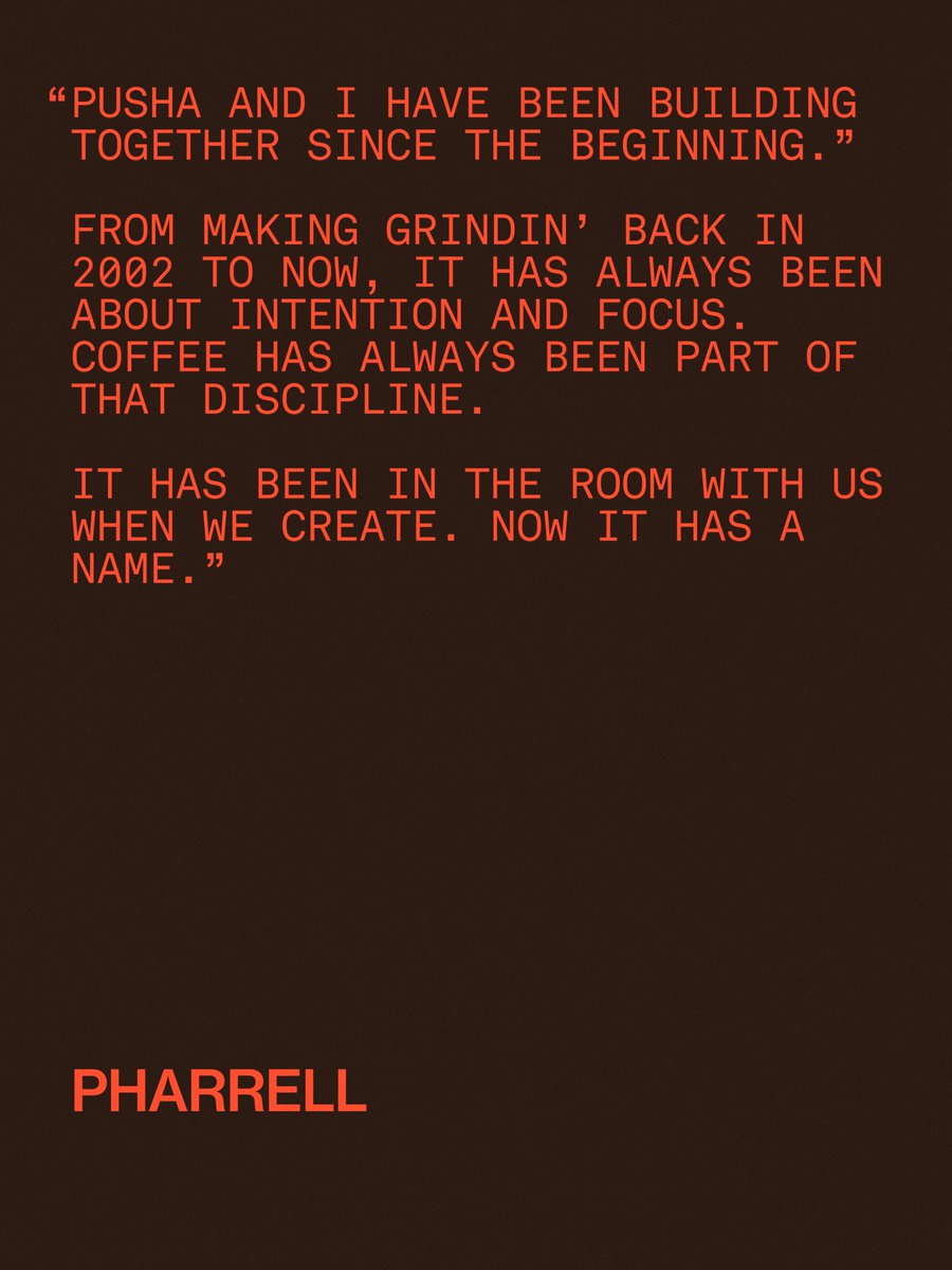 GRINDIN's tweet photo. #PushaT and #Pharrell didn’t name the coffee after a song. They named it after what the song was about.

GRINDIN. To your next step. On your goals. Towards your purpose. To the next beat. On their track. Towards the final album.

https://t.co/jG4Zwnl22L

#NationalCoffeeDay. #GRINDINcoffee.