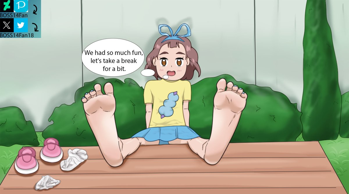 BOSS14Fan18's tweet photo. Jinny cuteness (Commission) 1/4 #footfetishart #Pokémon https://t.co/94sfON3oWS