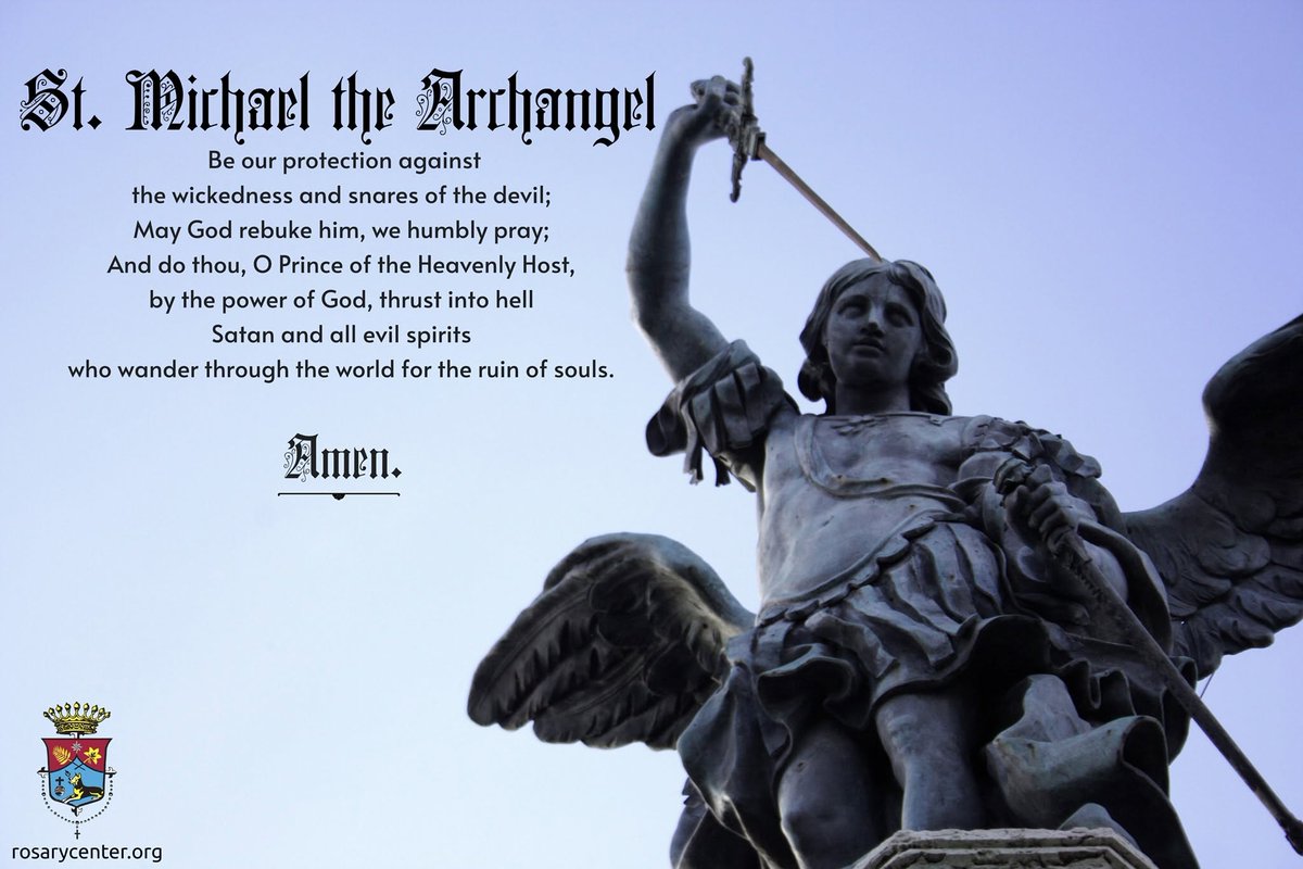 dismasop's tweet photo. On this feast of the Archangels, let us pray:

You Holy Angels who stand
before the throne of God,
come to our aid,
and defend God's holy ones
against the Enemy!

(Photo: Bernardo Valle) https://t.co/pfXTbpNx3K