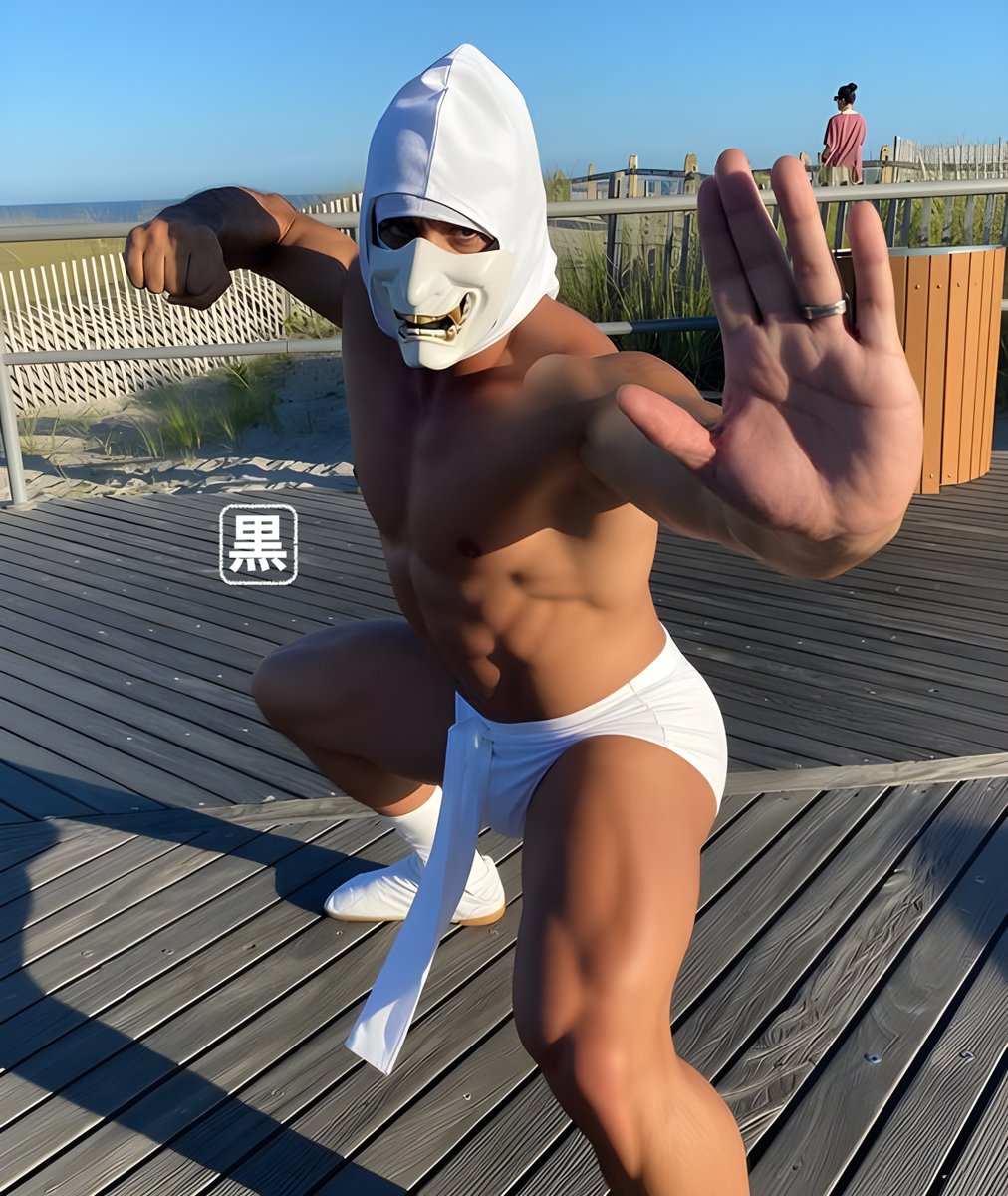 MexiNinjaBoi's tweet photo. (SET 18)
-
Once again, The Muscular White Ninja (me) Executing stancing in various garments in an engaging wide horse stance with his butt out to have his white breifs on with a belt.πͺπ½π₯·π½πππ²
-
#whiteninja #white #martialarts #martialart #tabi #tabiboot #ninjashoes #martialartlifestyle #flexibility #manpanites #White #manbutt #mexicano #gayman #muscle #muscles #musclesflex #manbutt #culo