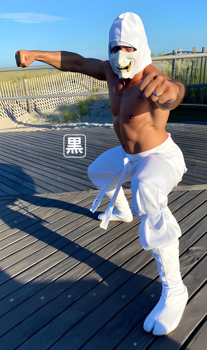 MexiNinjaBoi's tweet photo. (SET 18)
-
Once again, The Muscular White Ninja (me) Executing stancing in various garments in an engaging wide horse stance with his butt out to have his white breifs on with a belt.πͺπ½π₯·π½πππ²
-
#whiteninja #white #martialarts #martialart #tabi #tabiboot #ninjashoes #martialartlifestyle #flexibility #manpanites #White #manbutt #mexicano #gayman #muscle #muscles #musclesflex #manbutt #culo