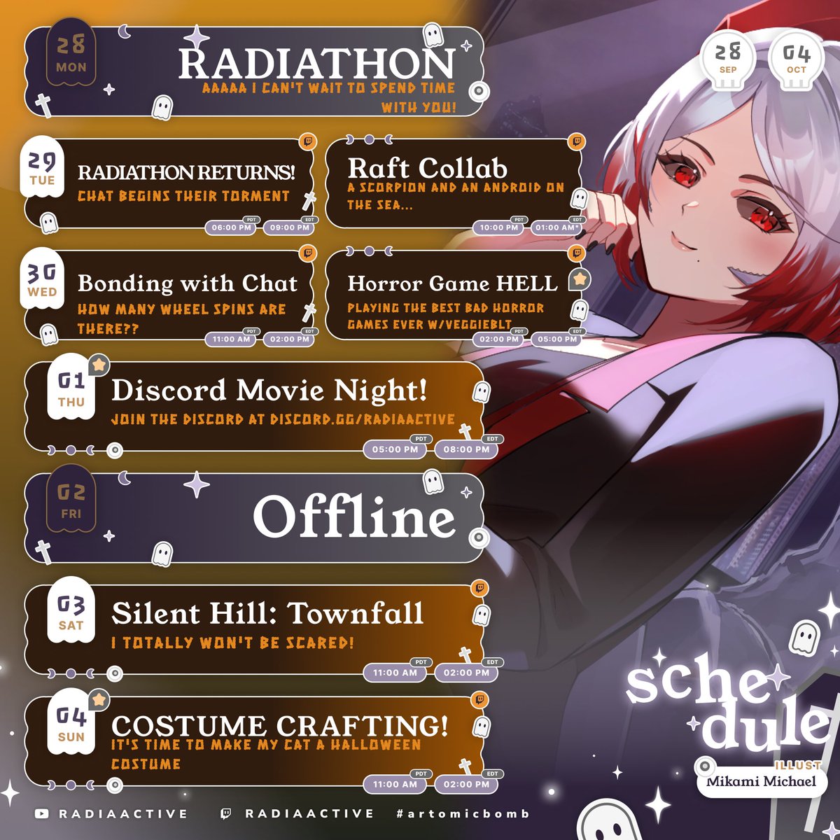 RadiaActive_VT's tweet photo. RADIATHON WEEK 2 COMMENCES‼️ https://t.co/LWzRi7qcM5