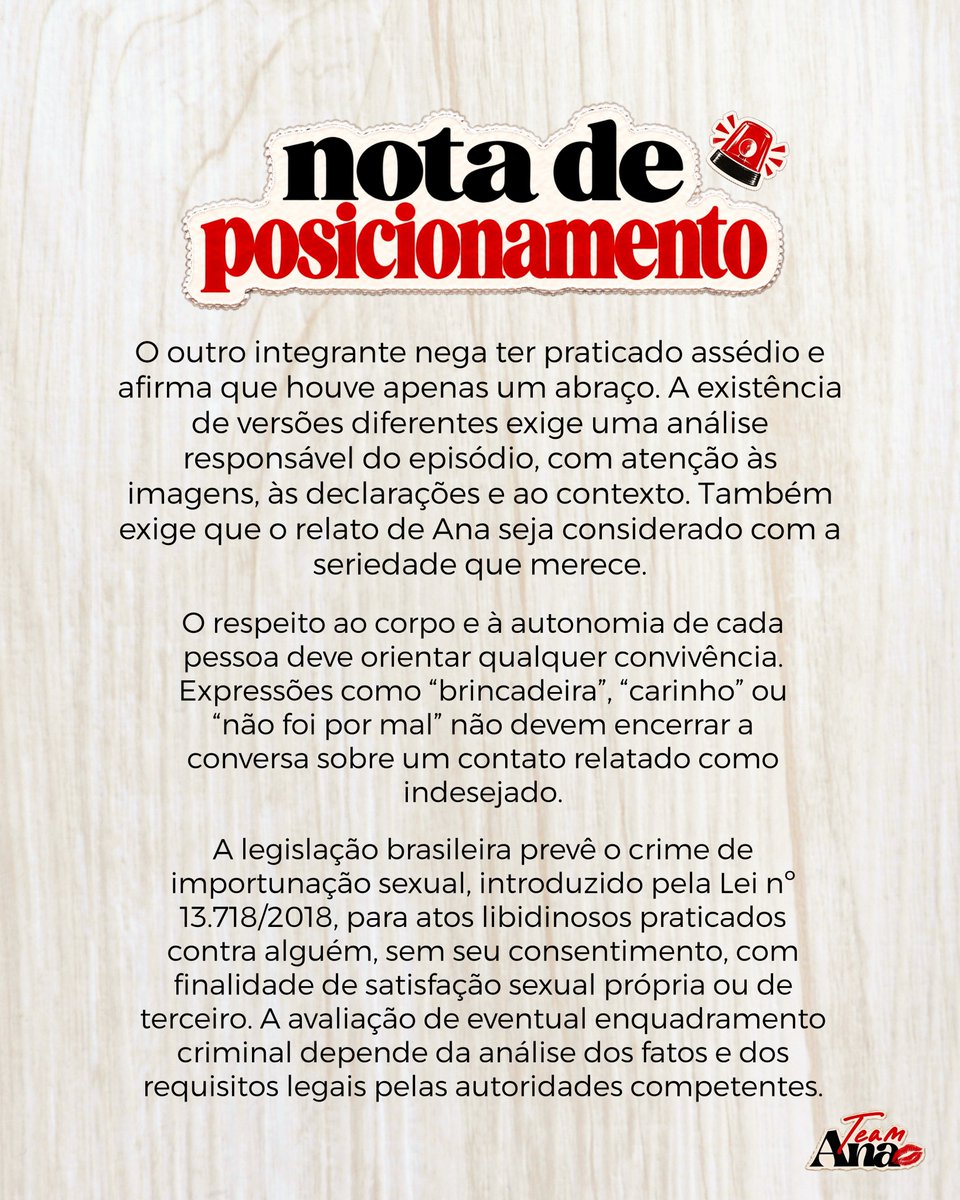 euanabruna's tweet photo. 🚨 NOTA DE POSICIONAMENTO 🚨
#TeamAna | #AFazenda18 https://t.co/f3S72pK1Cx