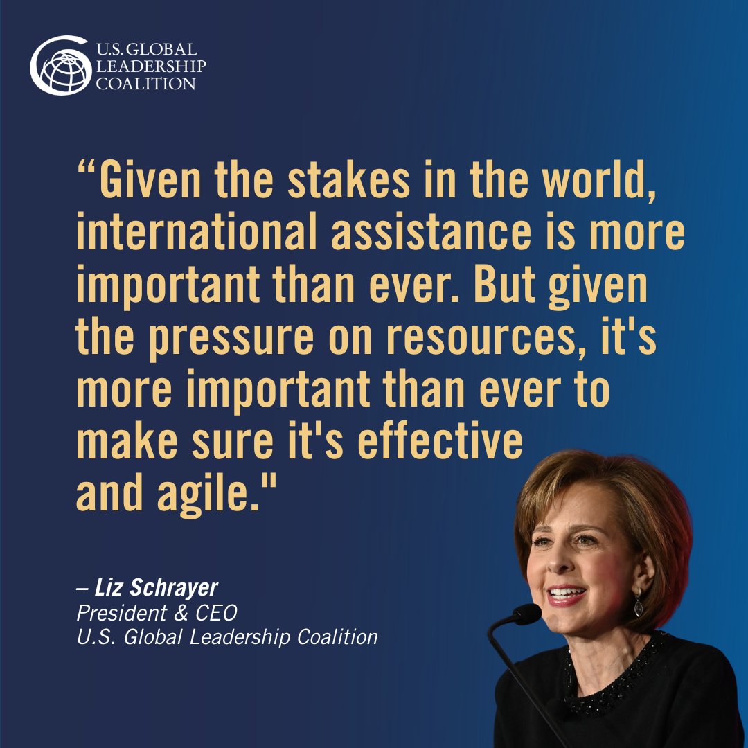 USGLC's tweet photo. In the face of persistent global threats and economic competition, effective international assistance has rarely been more important to deliver for America's security and prosperity. At @ConcordiaSummit USGLC CEO @LizSchrayer unveiled our new Blueprint for what that looks like: with five principles to build on, five approaches to leave behind, and real examples of what works.
 
Check it out here: https://t.co/wa13OtxZG5